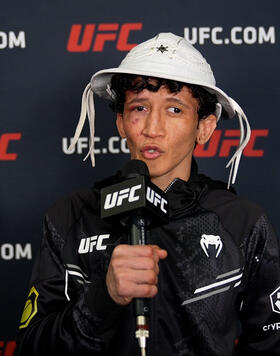 UFC Featherweight Virna Jandiroba Reacts with UFC.com Following Her Decision Victory Over Loopy Godinez At UFC Fight Night: Blanchfield vs Fiorot, Live From Atlantic City