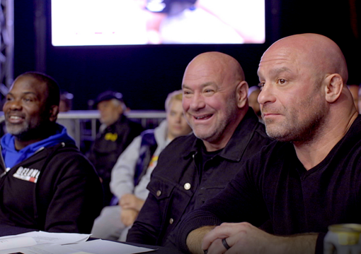 Din Thomas, Dana White, Matt Serra
